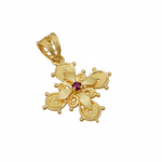 Theodoti Gold Cross – Ruby 2