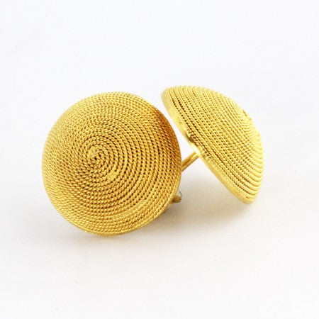 Buy Yellow Gold Earrings for Women by Dishis Online | Ajio.com