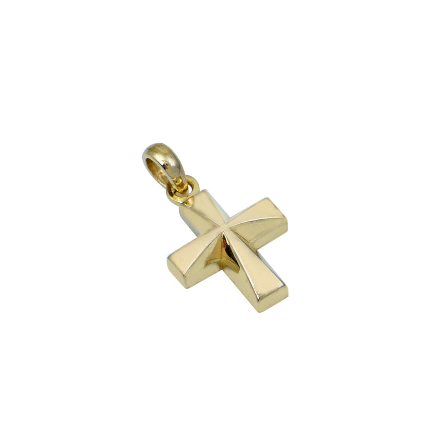 Kiss of Faith Gold Cross