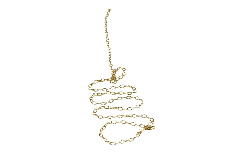 Filigree Cable Gold Chain