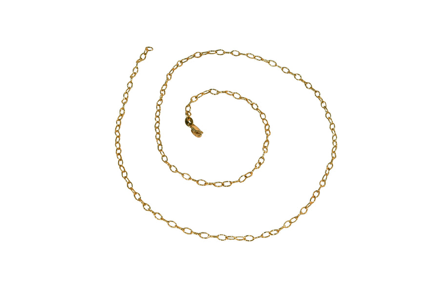 Filigree Cable Gold Chain