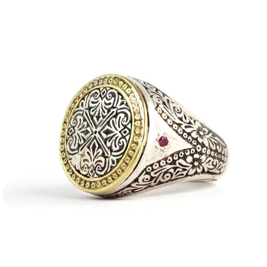 Redemption of Adonis Silver & Gold Ring