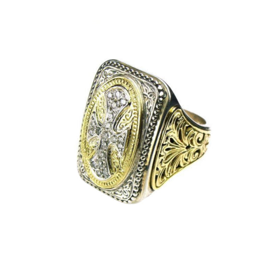 Aftokratoras Silver & Gold Ring