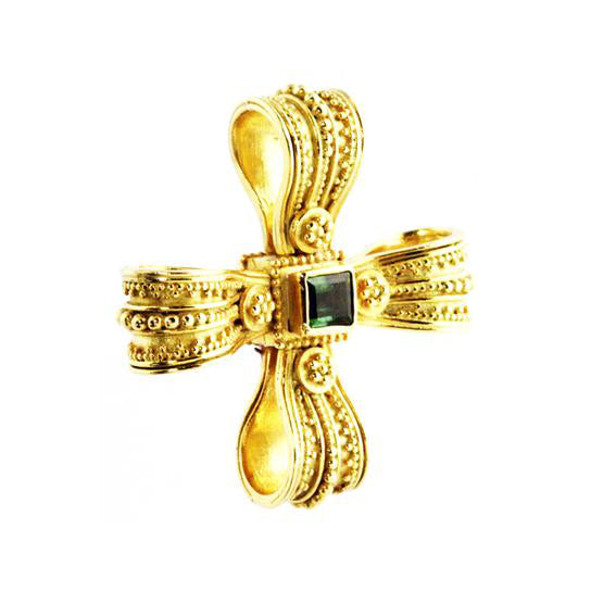 Charismata Gold Byzantine Cross