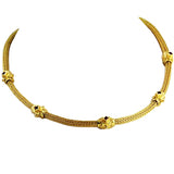 Queen Of Sparta Gold Necklace