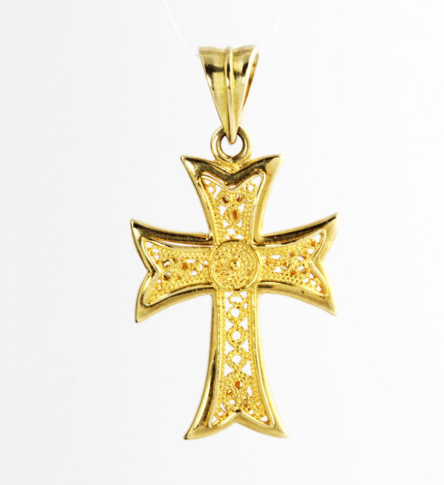 Martina Filigree Gold Cross