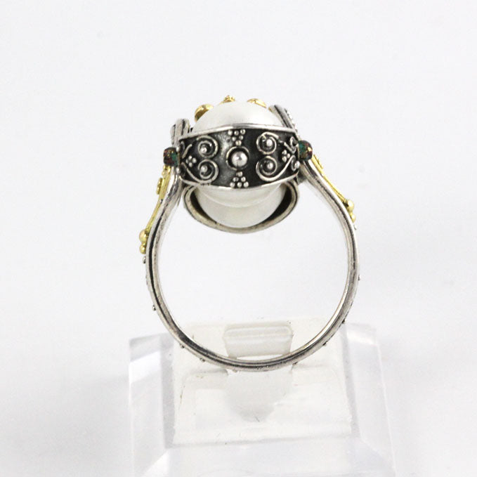 Ithaka Armored Silver & Gold Ring