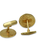 "Jesus Christ Victorious" Gold Cufflinks