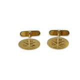 Alpha Chi Rho Omega Gold Cufflinks