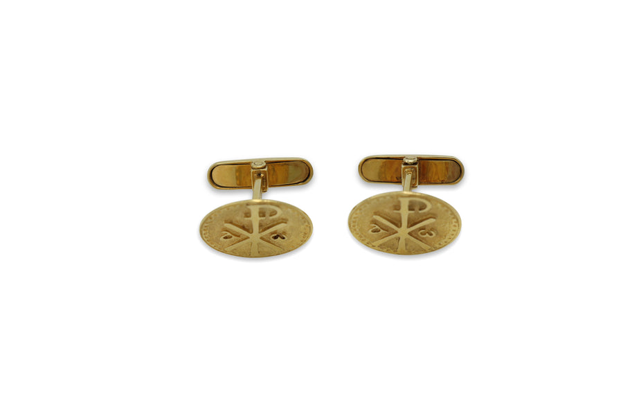 Alpha Chi Rho Omega Gold Cufflinks