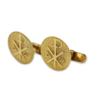 Alpha Chi Rho Omega Gold Cufflinks