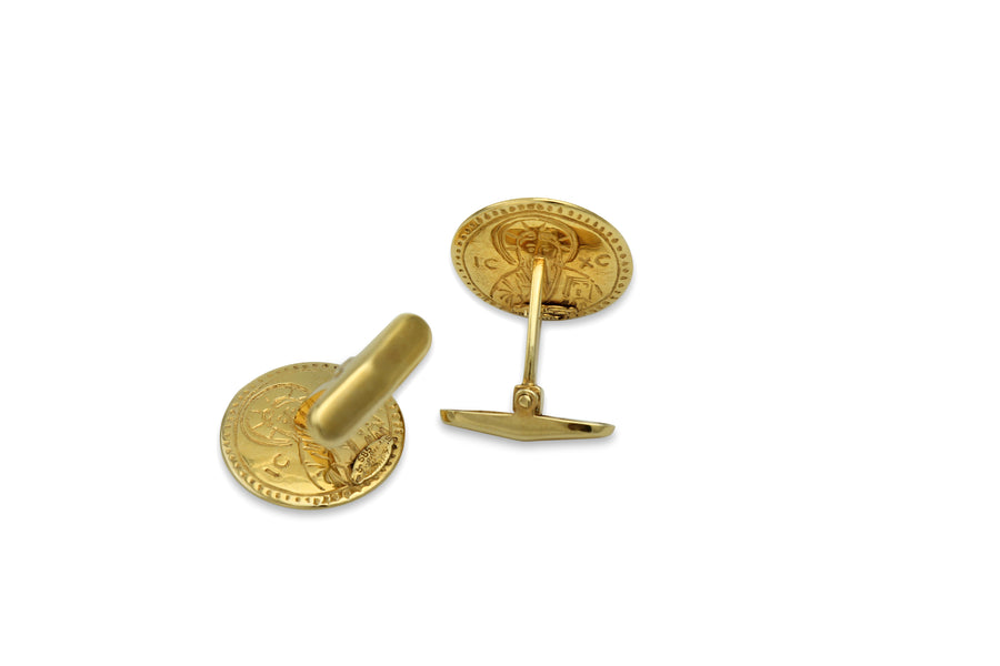 Alpha Chi Rho Omega Gold Cufflinks