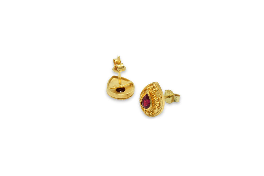 Byzantine Gallery - Pulcheria Gold Earrings