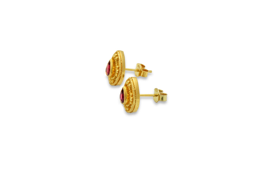 Empress Pulcheria Byzantine Gold Earrings