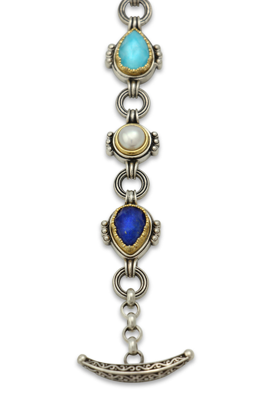 Karameles - Harvest Moon Drops Silver & Gold Bracelet