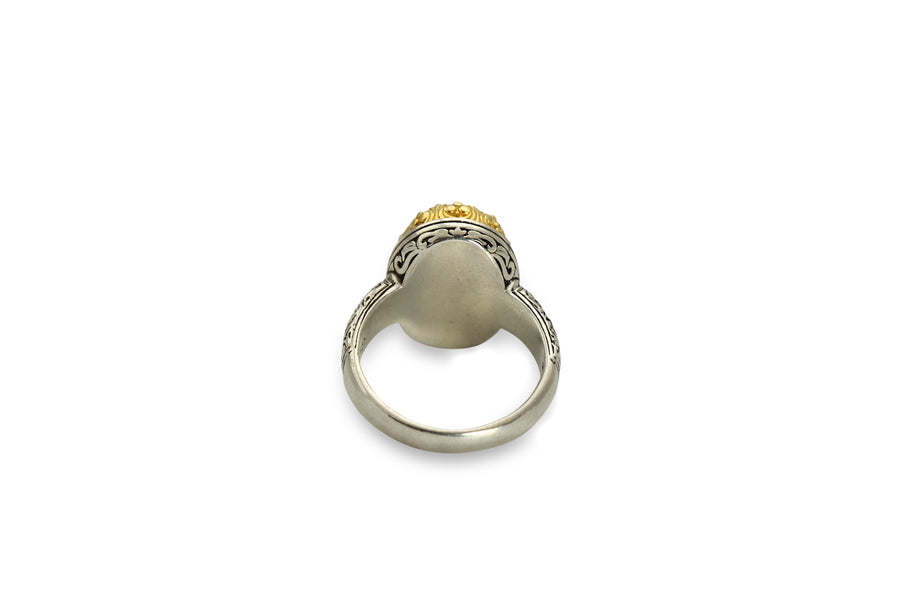 Karameles - Baths Of Aphrodite Silver & Gold Ring