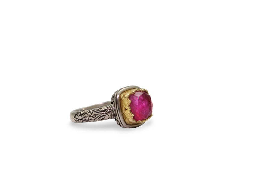 Karameles - Fertile Fire Silver & Gold Ring