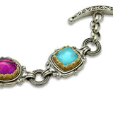 Karameles - The Crowned Sisters Silver & Gold Bracelet