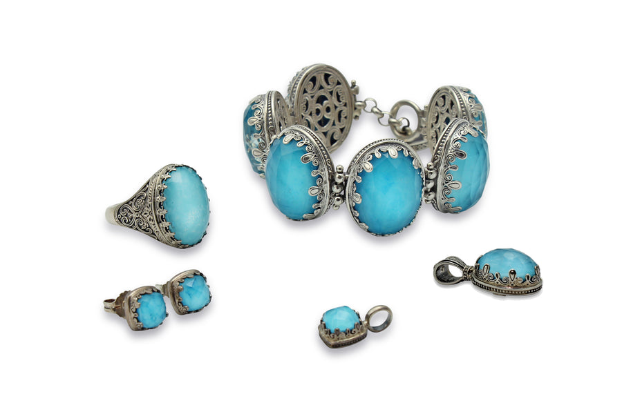 Karameles - Galatea Silver Stud Earrings