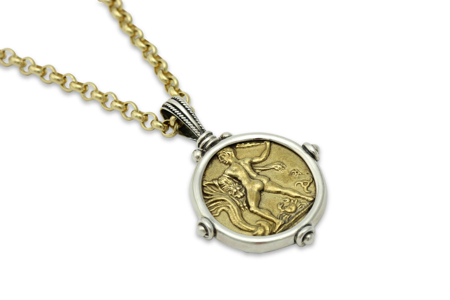 Thiasimi Fimi - Prestigious Fame Silver & Gold Pendant