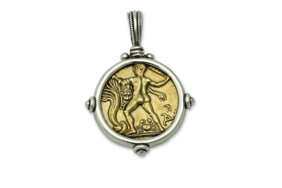 Thiasimi Fimi - Prestigious Fame Silver & Gold Pendant