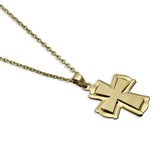 Glorious Ephesians 3:16 Gold Cross
