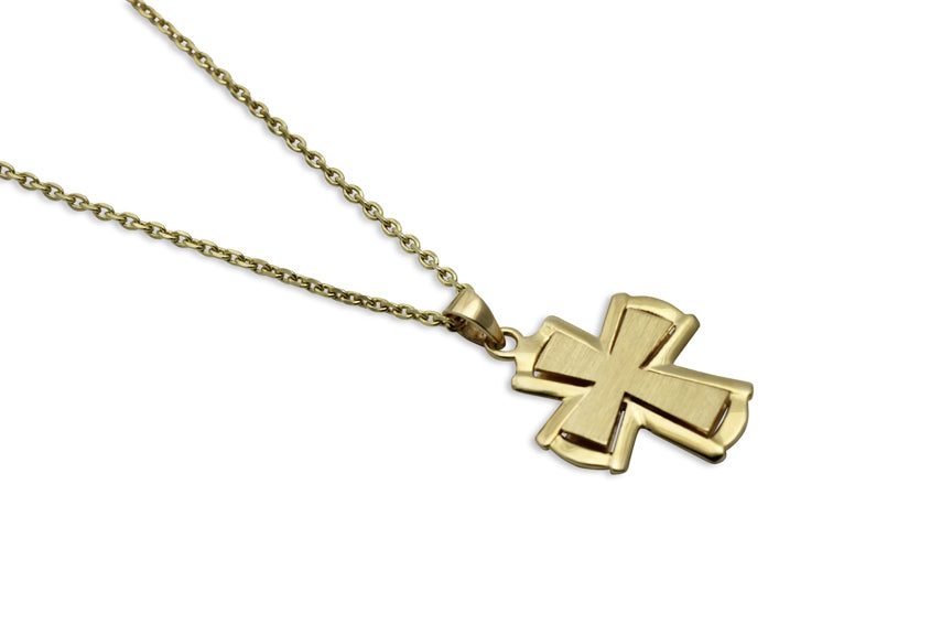 Glorious Ephesians 3:16 Gold Cross