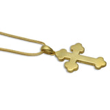 A Walk By Faith Greek Orthodox Gold Cross