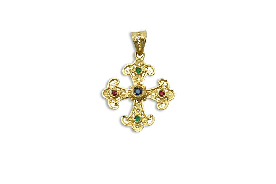 Kassianí Melody Greek Orthodox Gold Cross