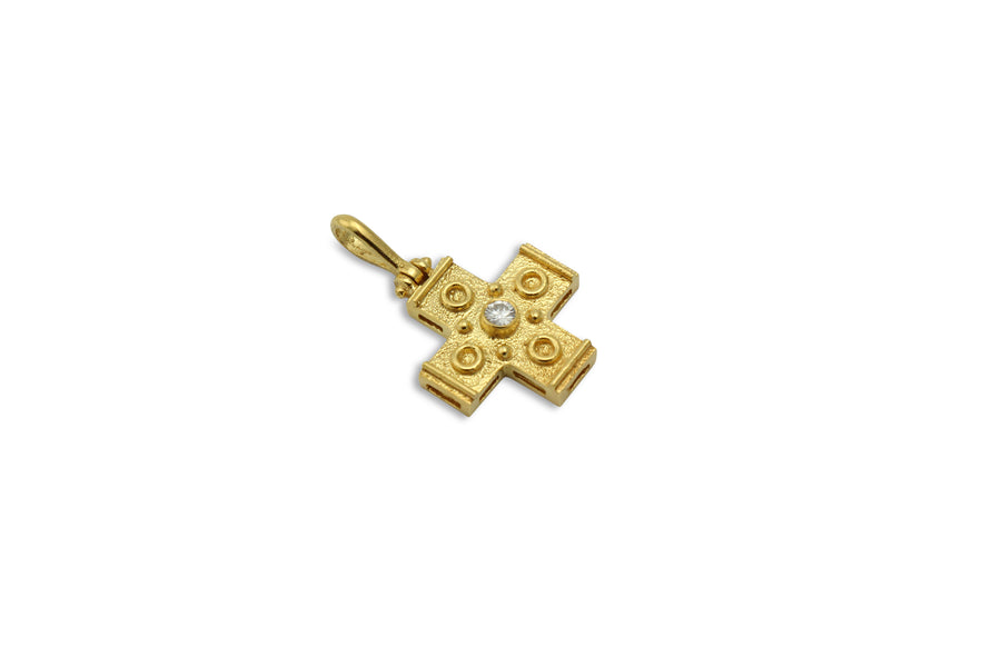 Isorropia Diamond Gold Cross