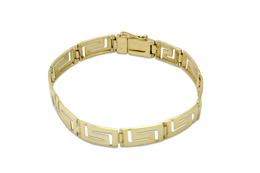 Sleek Ariadne 14K Gold Bracelet