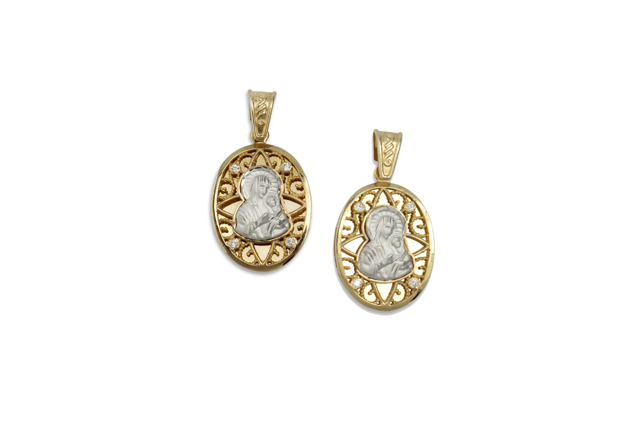 Panagia To Astron Gold Pendant