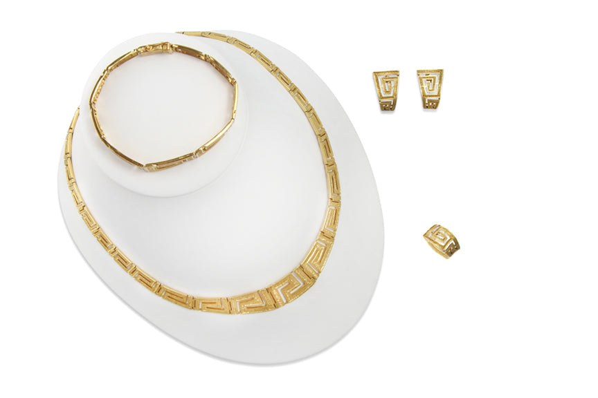 Golden Labyrinth Gold Jewelry Set