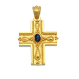 Empress Theo Gold Byzantine Cross