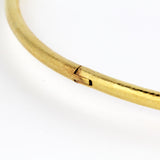 Gold Hand Hammered Neckband