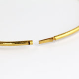 Gold Hand Hammered Neckband