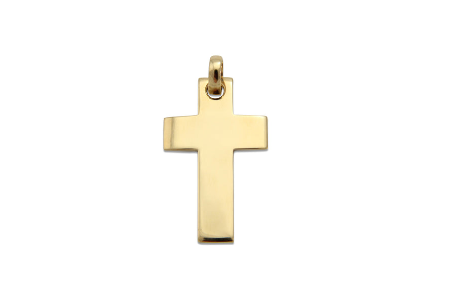 Plithos Gold Orthodox Cross