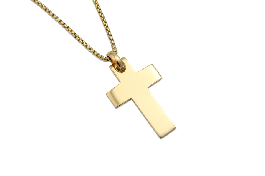 Plithos Gold Orthodox Cross