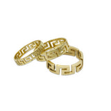 Rivers of Life Meander Gold Ring