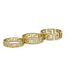 Rivers of Life Meander Gold Ring