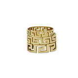 Rivers of Life Meander Gold Ring