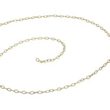 Filigree Cable Gold Chain