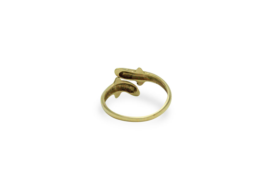 Dolphin Symposium 14K Gold Ring