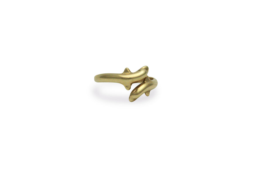 Dolphin Symposium 14K Gold Ring