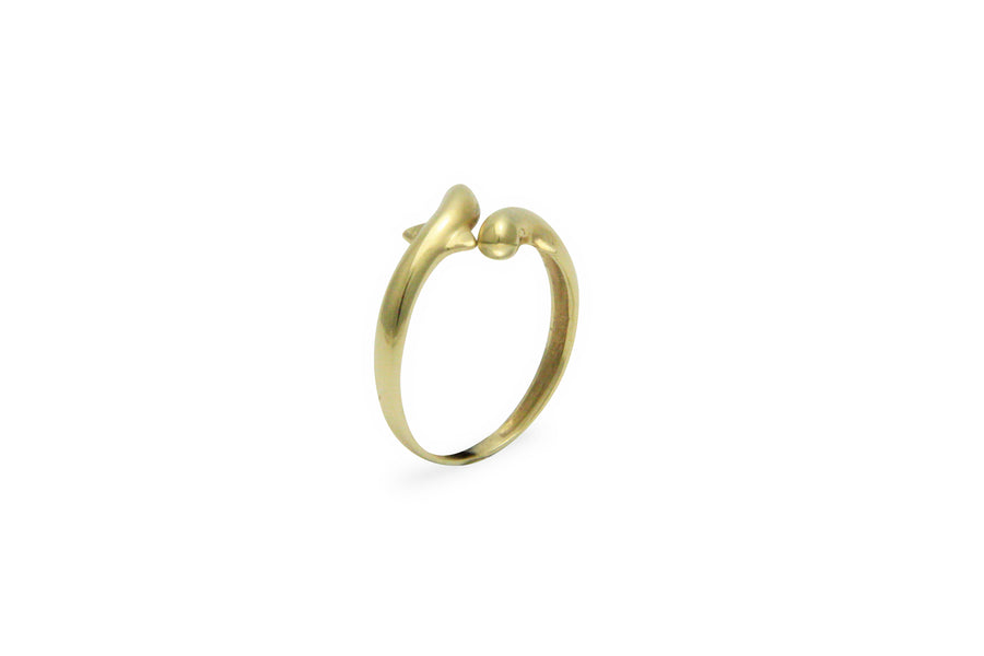 Dolphin Symposium 14K Gold Ring