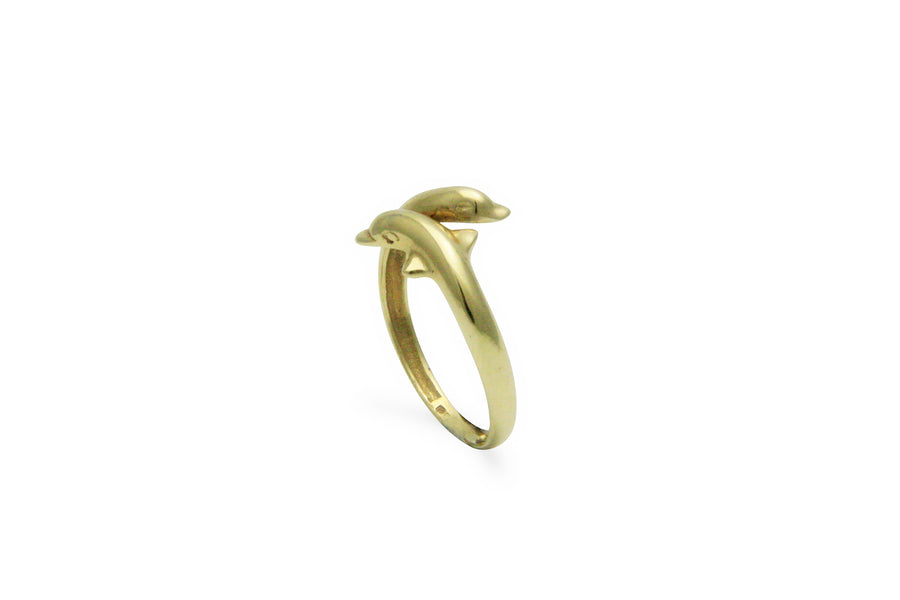 Dolphin Symposium 14K Gold Ring