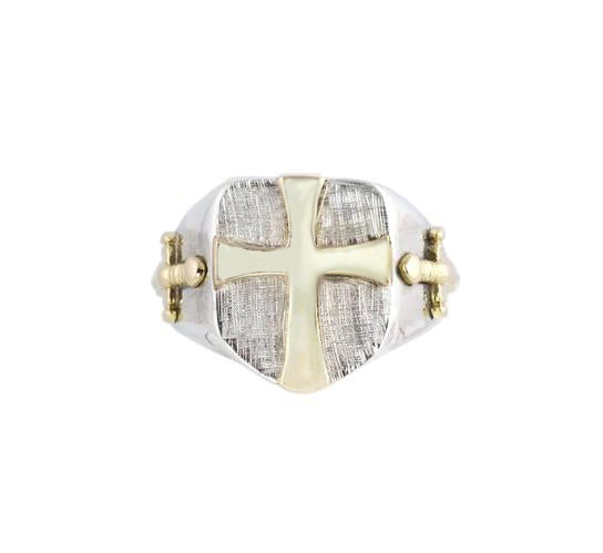 Knight's Silver & Gold Ring