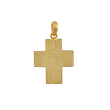 Lattice Of Light Gold Cross
