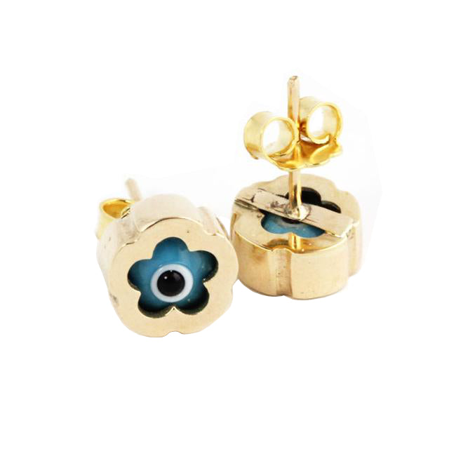 Shielding Kisses Gold Earrings