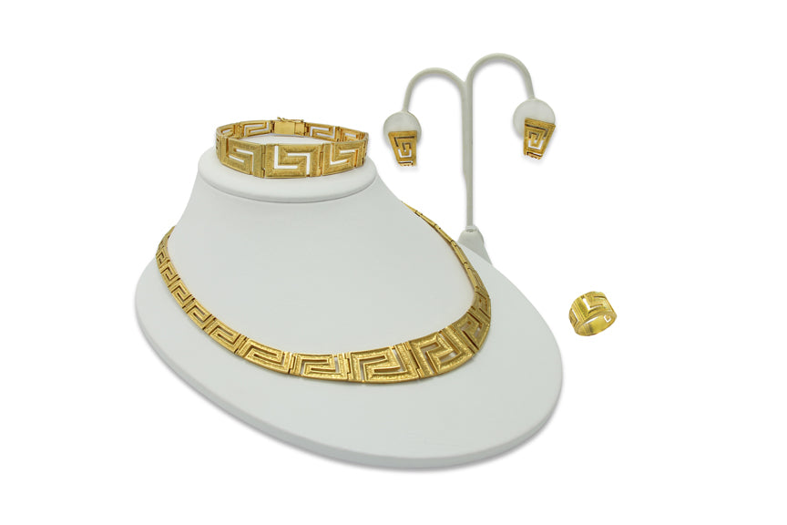 Golden Labyrinth Gold Jewelry Set